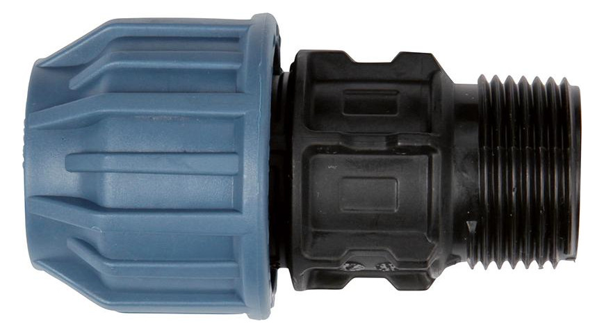 Bild PP-Rohr-Verschrauung AG 25mm(1"") für 25 mm Rohr - n.a.-0