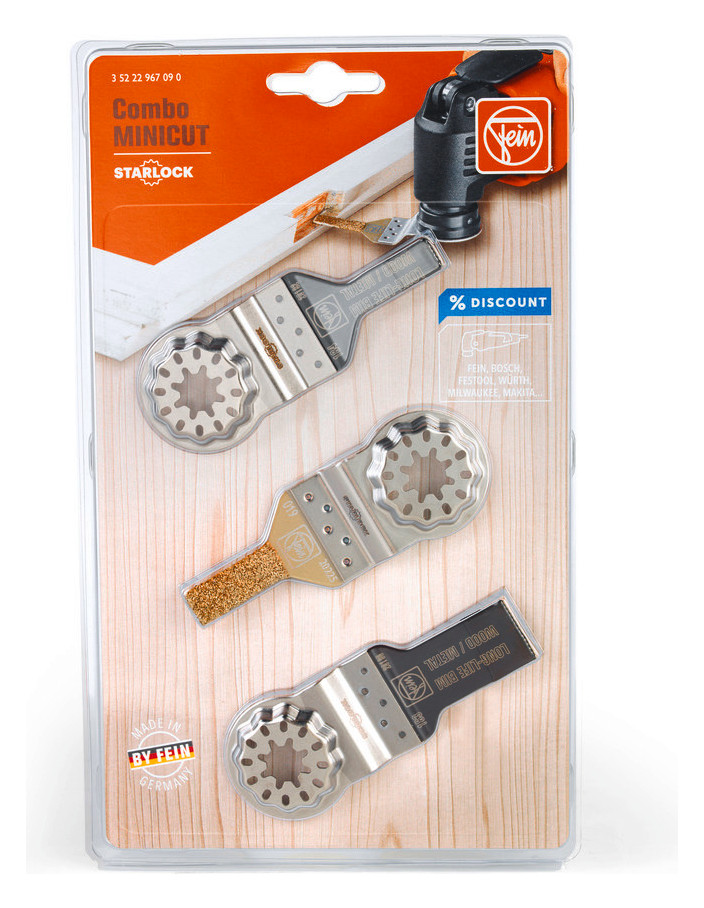 Bild Multimaster Zubehör-Set Combo Minicut Fein 3-teilig Starlock-2