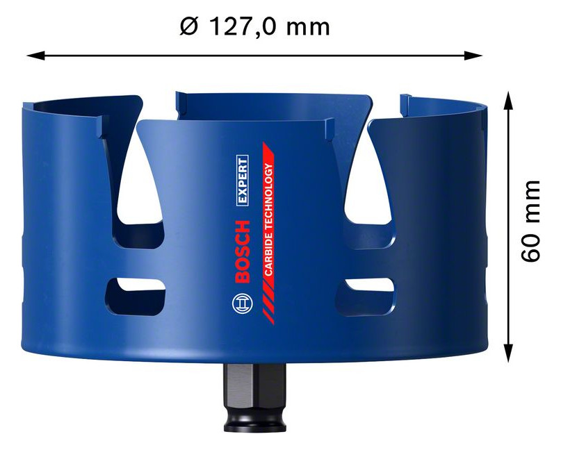 Bild Lochsäge EXPERT 127mm Bosch Carbide Cons truction Material EXPERT Bosch-3