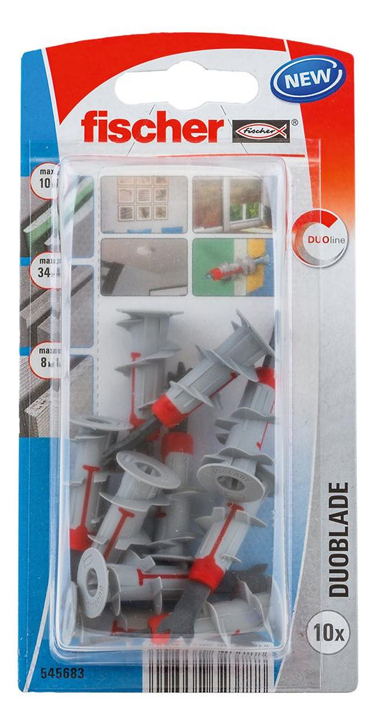 Bild Gipskartondübel DUOBLADE Nylon-Dübel,Länge:44mm - fischer-2