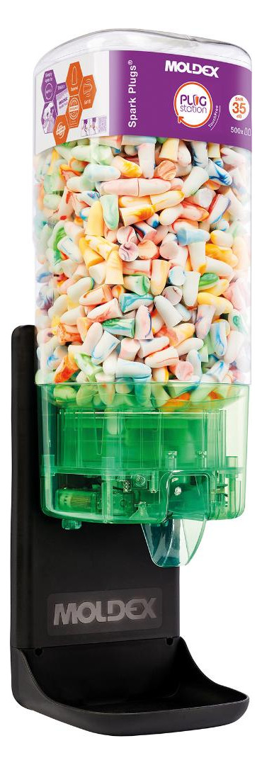 Bild Spender Spark Plug, Touch free Starterpa ck, 500 Paar - MOLDEX-0