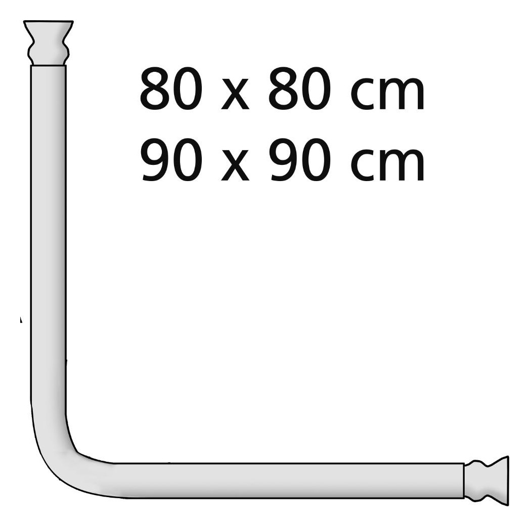 Bild Winkelstange universal 20 mm, chrom - WENKO-1