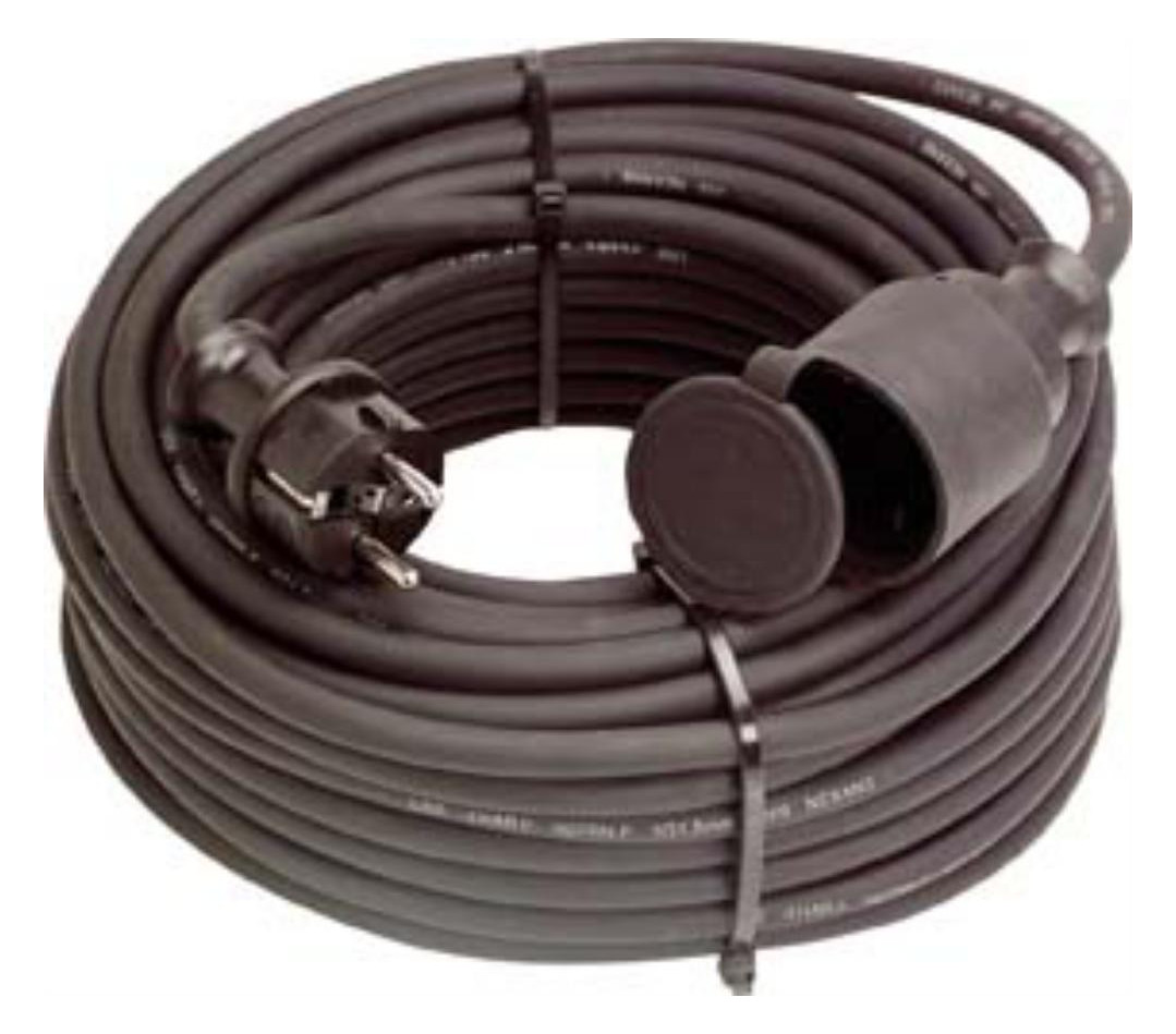 Bild Gummi-Kabelverlängerung 10m, IP44, H07RN -F3G1,5 - as Schwabe TechnikProdukte-0