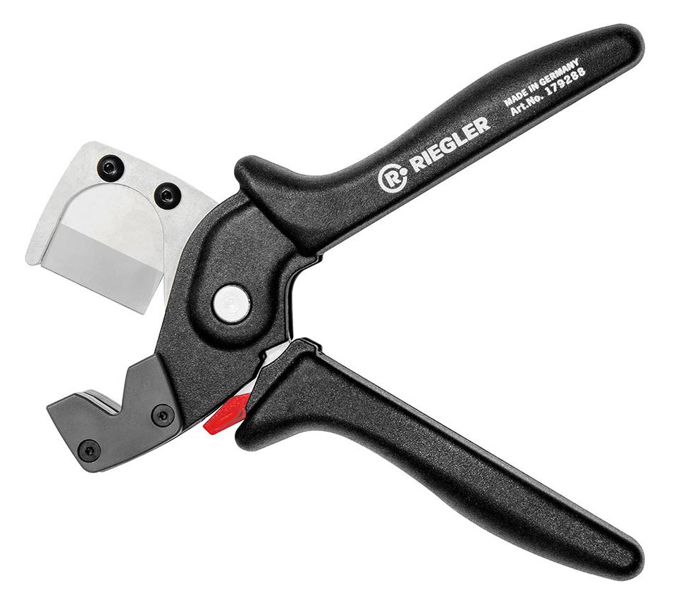 Bild Schlauchabschneider bis Ø20mm, flache Klinge, 90° Schnittkante, federöffnend RIE - RIEGLER-0