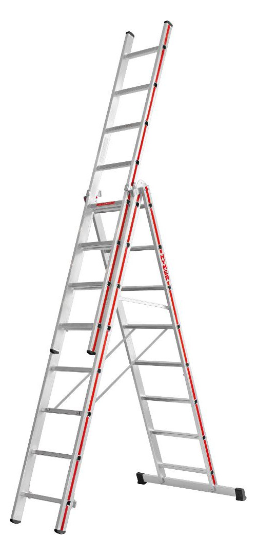Bild Mehrzweckleiter 3-teilig 3x8 Sprossen AH 5,79m HYMER-0
