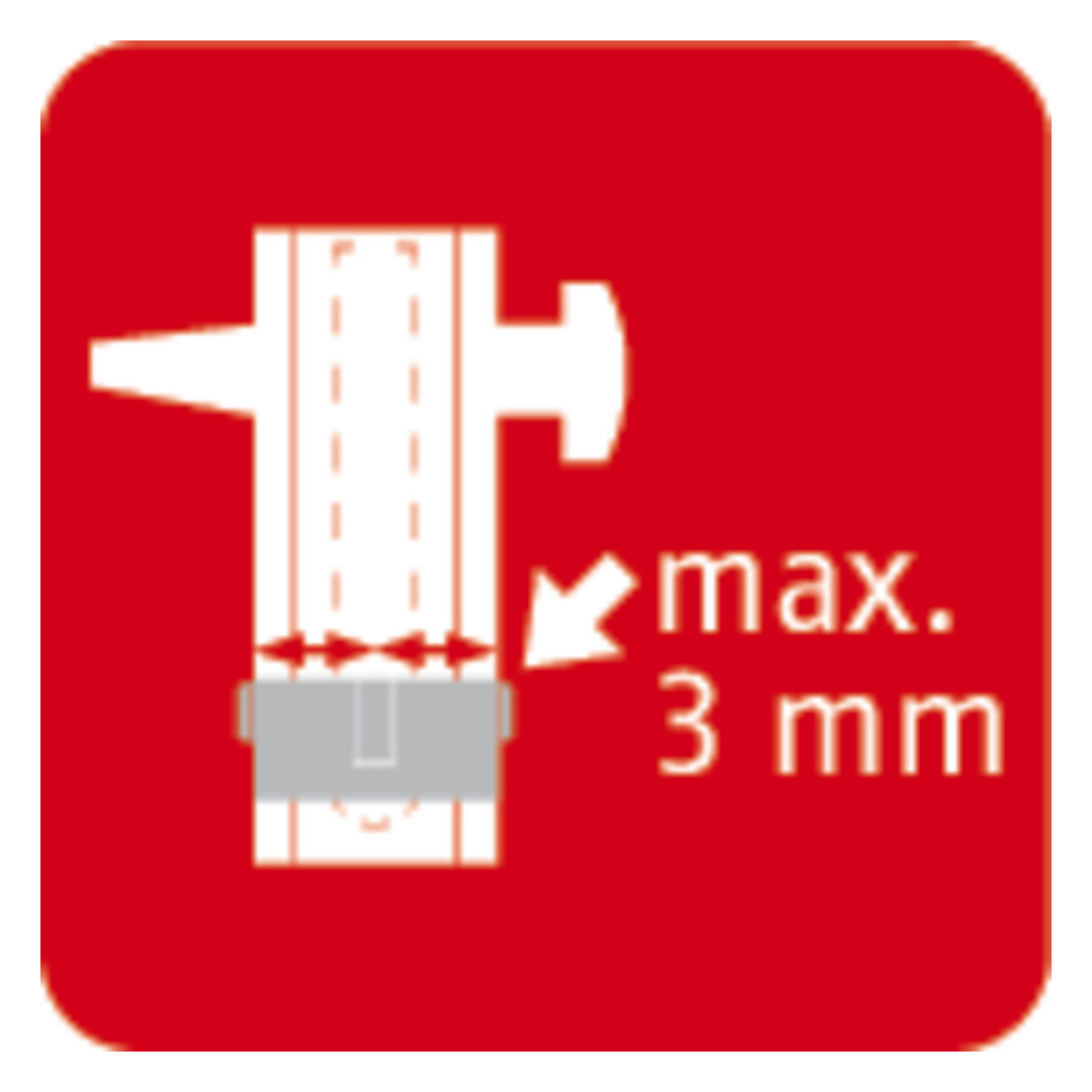 Bild Profil-Doppelzylinder, EC550, Baulänge A 30/ 45, Not+Gefahrenfunktion, 3 Wendeschlüssel, verschiedenschließend, Messing matt Nickel Pearl - ABUS-7
