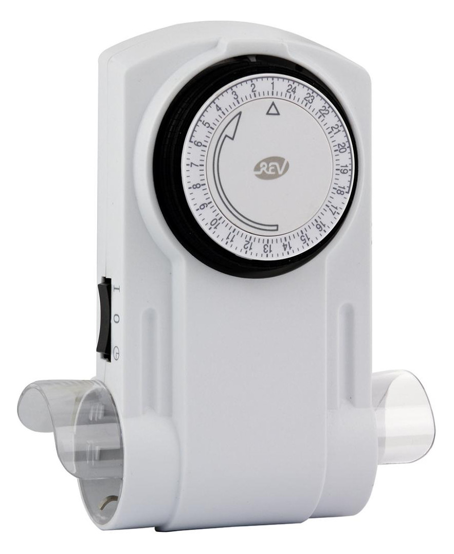 Bild Zeitschaltuhr mechanisch Twintime weiss REV REV-0