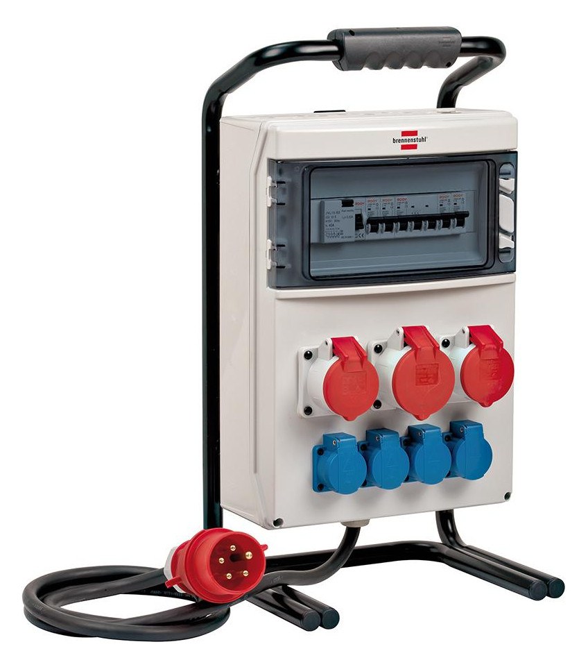 Bild Stromverteiler 32/16A H07RN-F5G4 2m BSV 4 IP44 Brennenstuhl-0