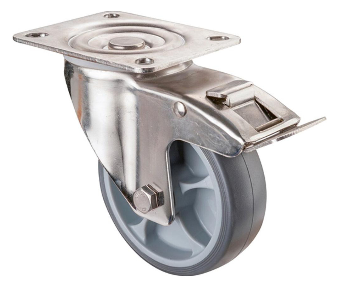 Bild Edelstahl Transportrolle H120.B43.101 - BS ROLLEN-0