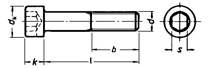 Bild Zylinderschraube DIN 912 M5x 10 8.8 verzinkt - E-NORMpro-1