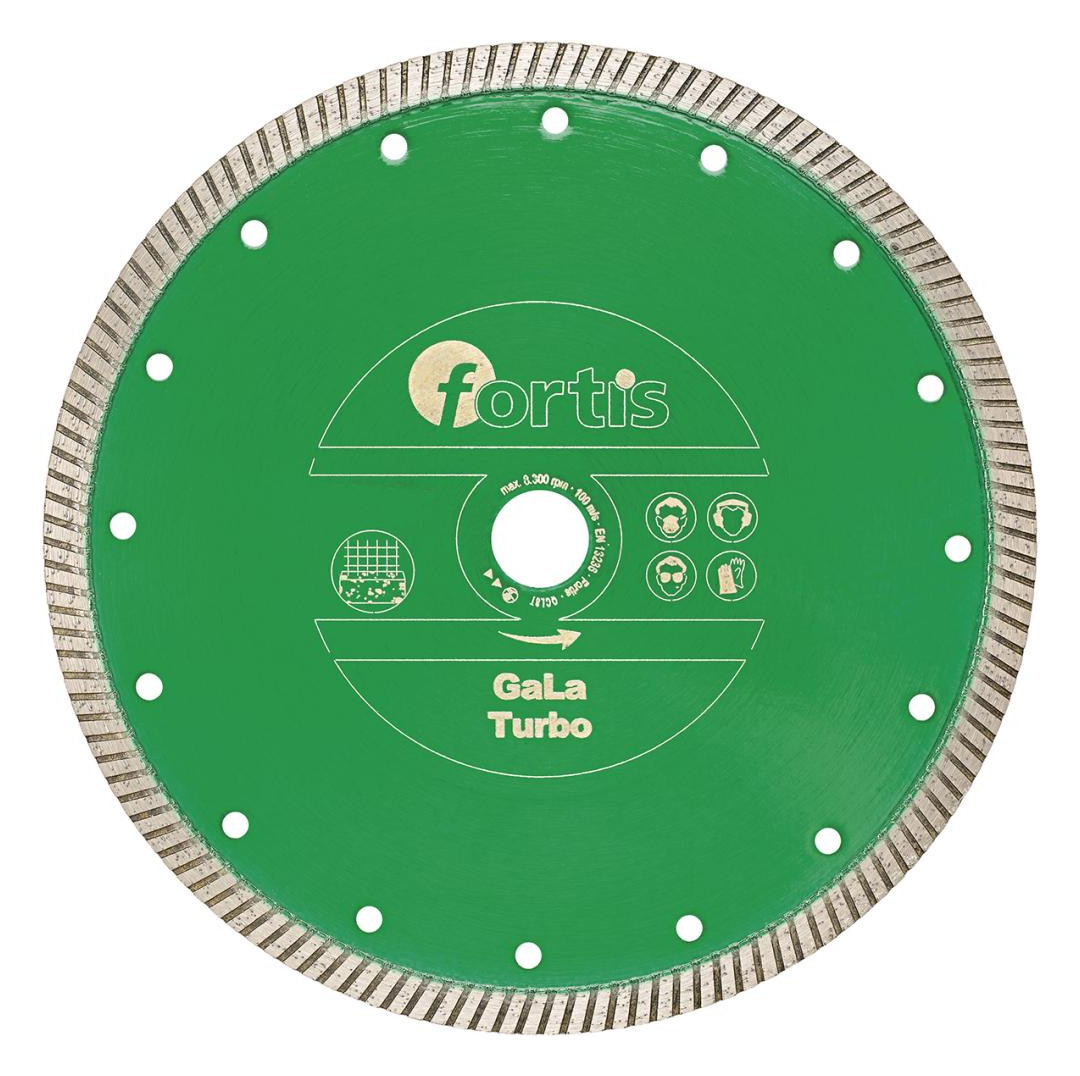 Bild Diamant-Trennscheibe GaLa Turbo Ø 180 mm mit Turbosegment 10 mm Bohrung 22,2 mm - fortis-0