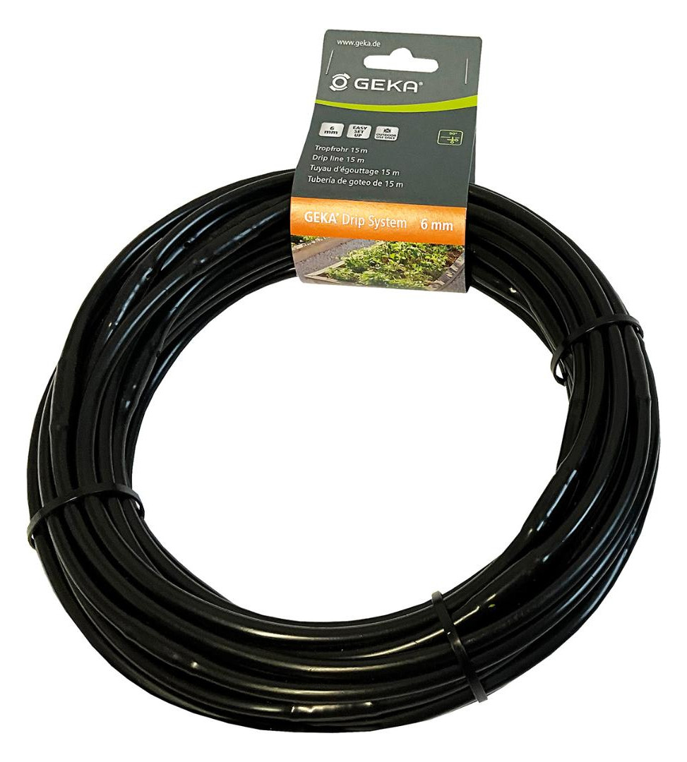 Bild Tropfrohr 6 mm,15 m,1,5 /h,15 cm GEKA Dr ip-0