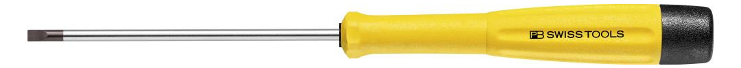 Bild Elektronik- Schraubendreher ESD Schlitz 2,5x0,4x80mm PB Swiss Tools-0