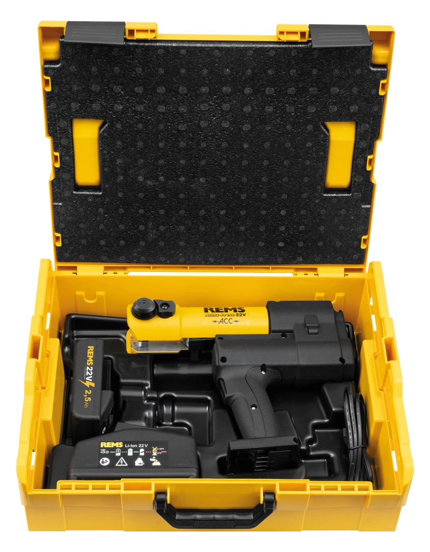 Bild Akku-Press 22 V ACC Basic-Pack in L-Boxx Rems D 10-108(110) mm,D 3/8-4"" für Pre-0