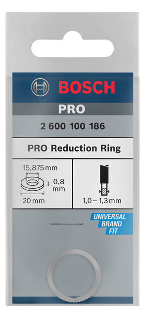 Bild Reduzierring Ø20x15,875-0,8 mm Bosch VE à 1 Stück-1