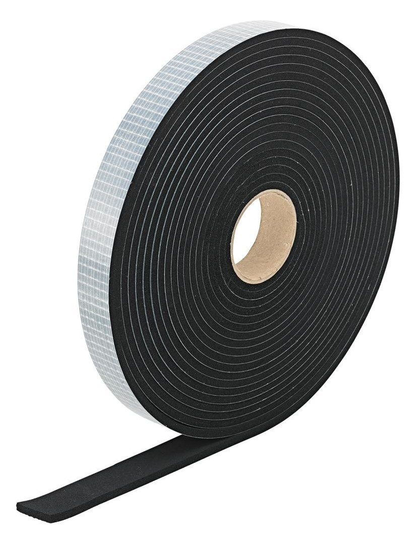 Bild Zellkautschukstreifen EPDM, 25x10mm, 10m einseitig selbstklebend FORTIS-0