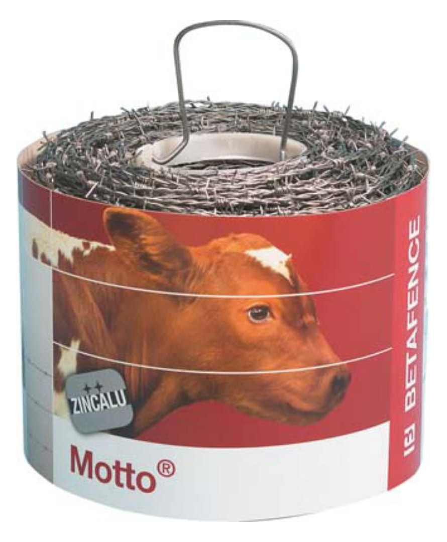 Bild Stahlstacheldraht-Motto- Zincalu 100 m-0