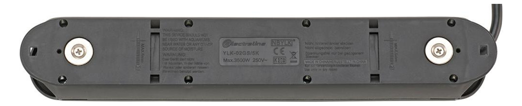 Bild Steckdosenleiste 5-fach H05VV-F3G1,5 3m mit Magnet FORTIS-1
