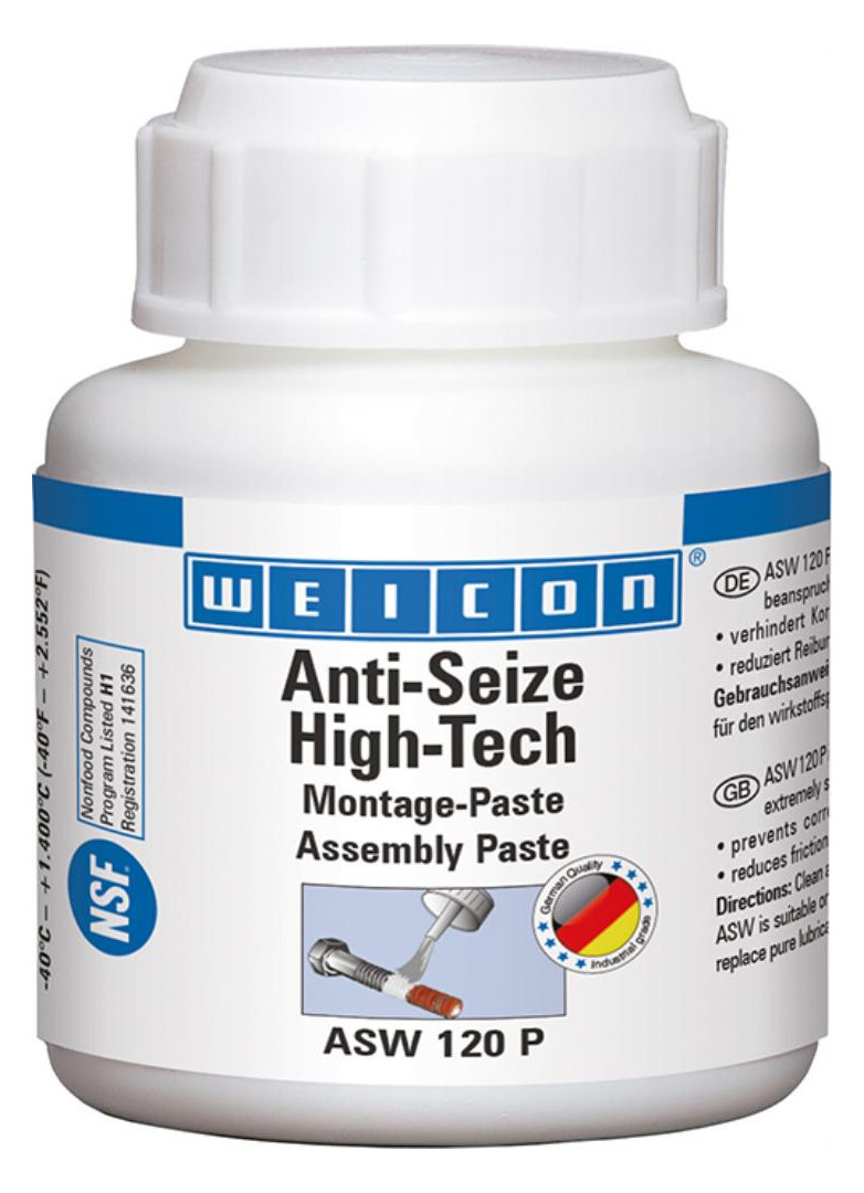 Bild WEICON Anti-Seize ASW 120 120 g High-Tec h Montagepaste-0