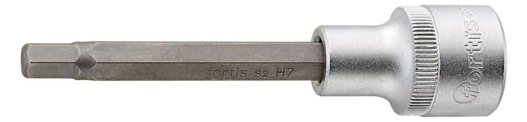 Bild Steckschlüsseleinsatz 1/2"" Innensechska nt 7x100mm FORTIS-0