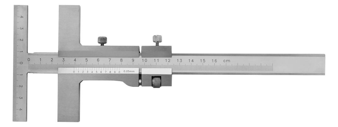 Bild Anreiß-Messschieber mit Feineinstellung 160mm FORTIS-0