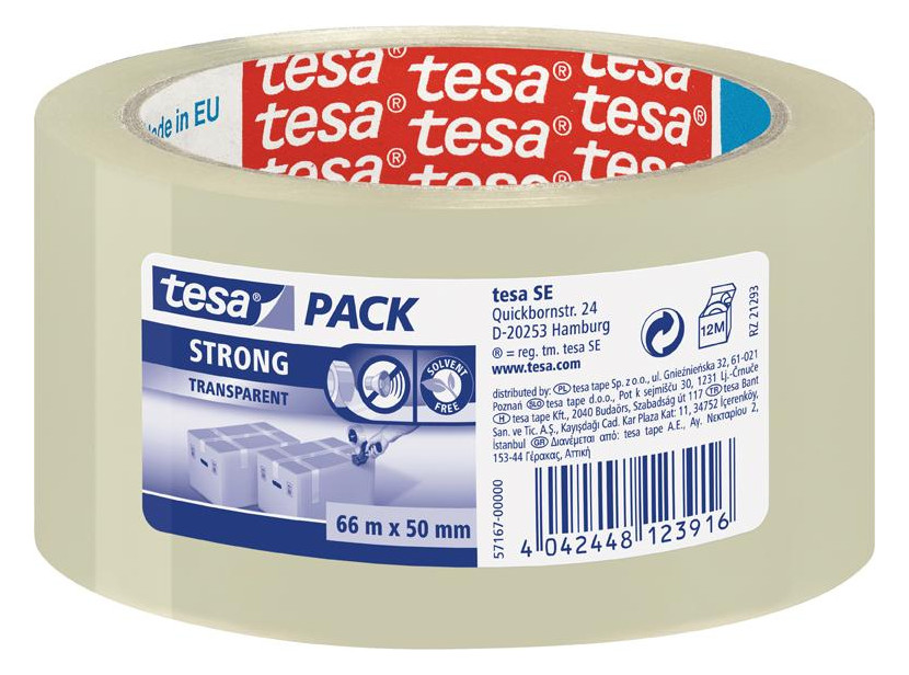 Bild tesapack 66m x 50mm transparent 57167-0