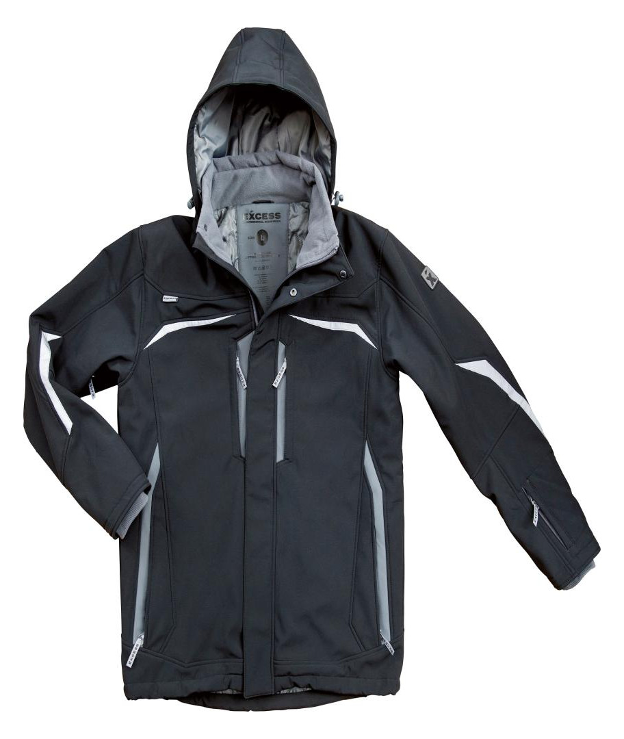 Bild Soft-Shell Winterjacke, Gr. L,Allrounder, black/gr Excess - EXCESS PROFESSIONAL WORKWEAR-0