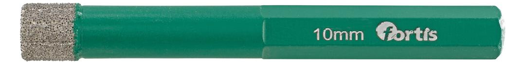 Bild Diamantbohrer 10 x 65 mm, sechskant mit Kühlwachs FORTIS-0