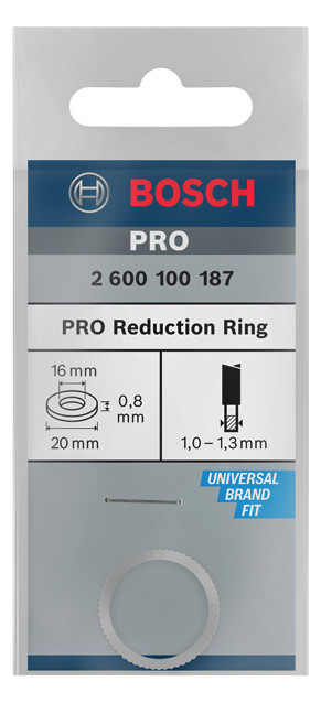 Bild Reduzierring Ø20x16-0,8 mm Bosch VE à 1 Stück-1