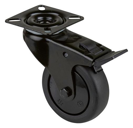 Bild Lenkrolle A820.A85.075 mit Platte,Ø 75 B 25mm,60kg TPR - n.a.-0
