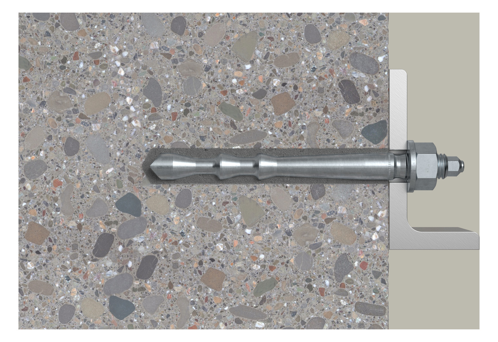 Bild Ankerstange FHB II-AL M16x160/30,zn Stahl,zn,lange Ausführung - fischer-2