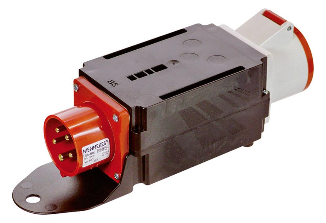 Bild Adapter MIXO mit Phasenw. 16A Phasenw. a uf 32A Dose - as Schwabe TechnikProdukte-0