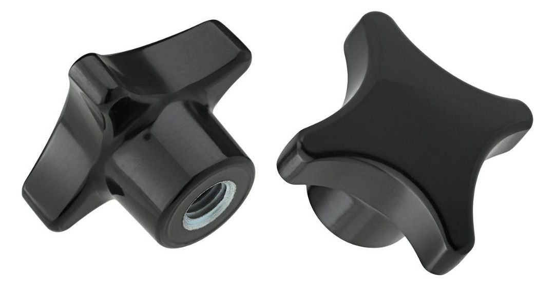 Bild Kreuzgriff DIN6335 Duroplast, Form K, 32 mm, M 6, Inhalt: 5 Stück FORTIS-1