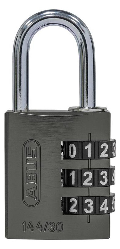 Bild Zahlen-Hangschloss 144/30 titanium Lock- Tag - ABUS-0