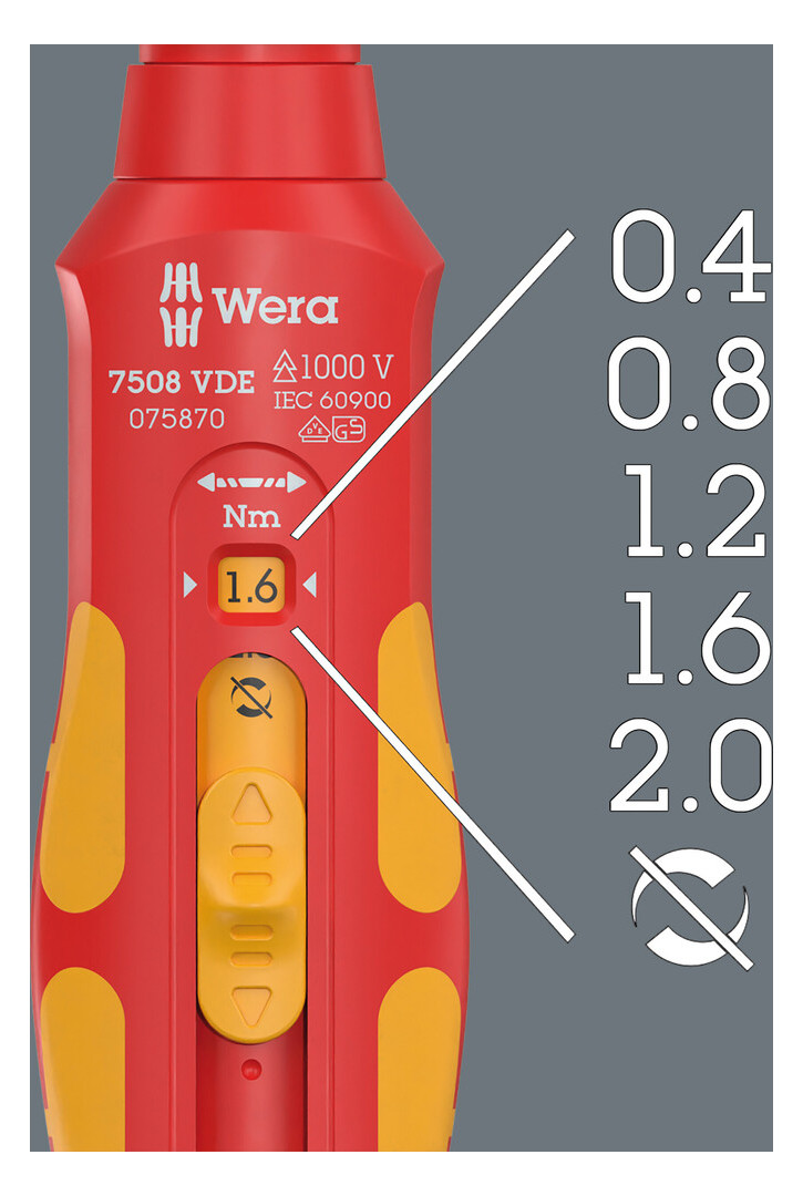 Bild Drehmomentschraubendreher 0,4-2 Nm Safe-Torque Speed VDE - Wera-3