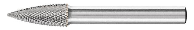 Bild Frässtift HM Spitzbogenform 0820 MICRO 6 mm 8x20mm Pferd-0