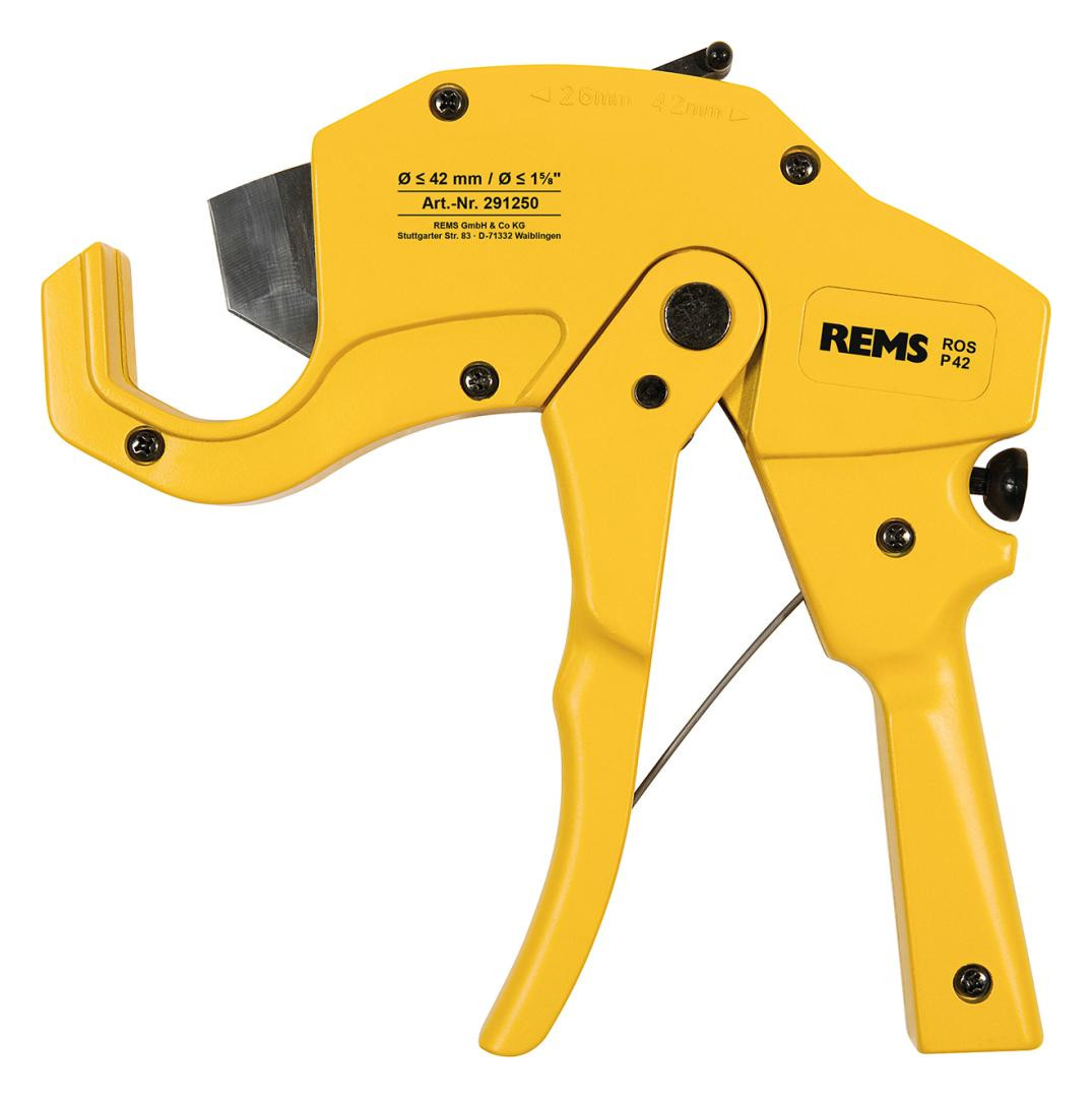 Bild P 42 mit Schnell-RL Rohre d D 42 mm - 1 5/8"" Rems-0