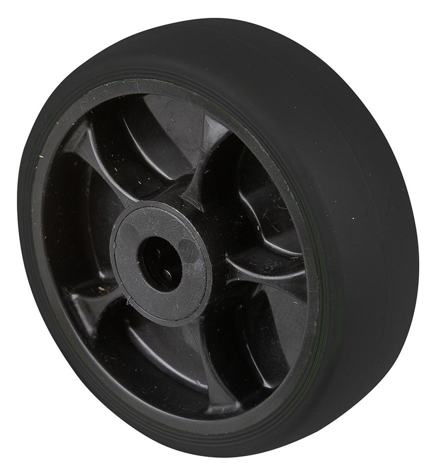 Bild thermopl. Gummirad 100mm schwarz, Kunsts t., RL - n.a.-0