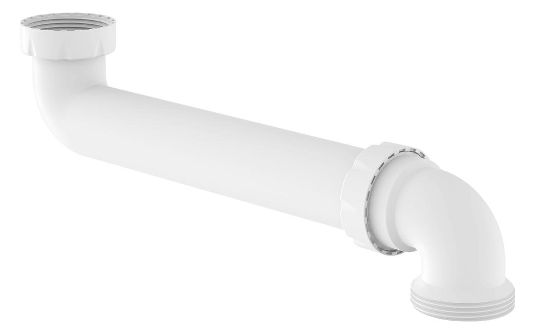 Bild KS Raumspar-Spt- Ablaufbogen, Weiß, 1 1/ 2""IGx290mmx1 1/2""AG - KIRCHHOFF-0