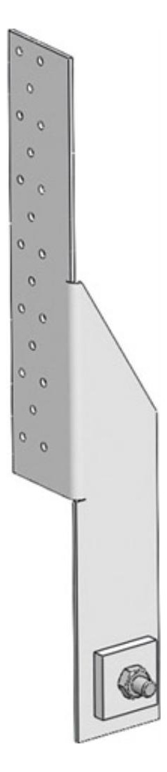Bild ZugankerHT2 Zuglasche links 425x73x60/60x3 ,0mm - HGH-0