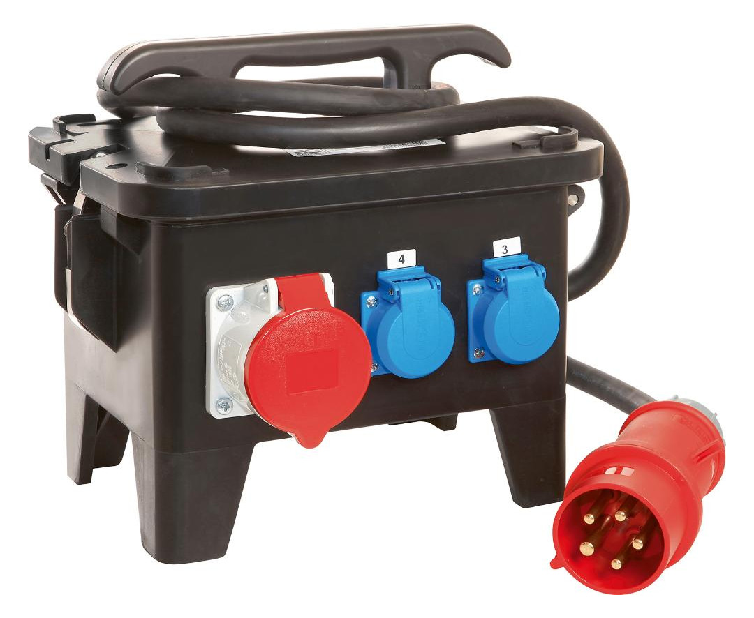 Bild Baustellen-Stromverteiler M4 400V aus Vo llgummi - as Schwabe TechnikProdukte-0