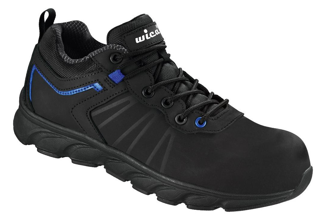 Bild Halbschuh VEZZO Schwarz, Blau, S3 SRC Gr .47 WICA-0