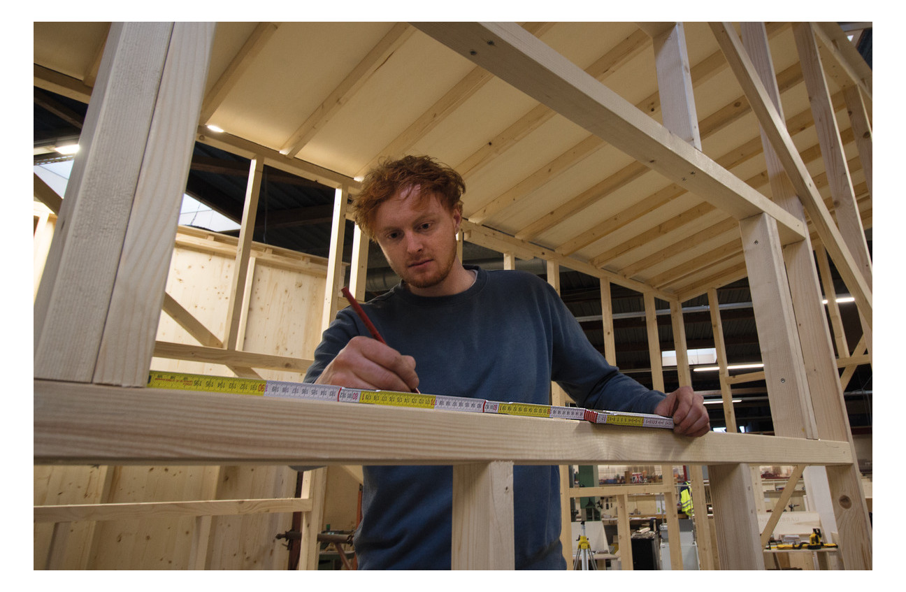 Bild Gliedermaßstab Buche 3mx16mm weiß-gelb Stabila-2