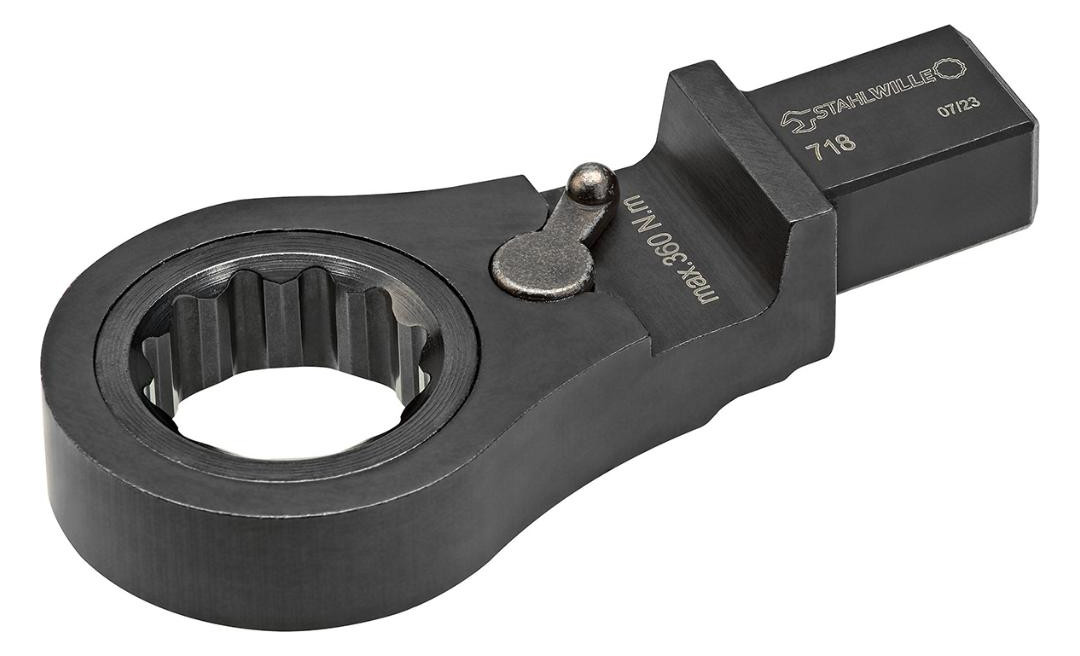 Bild Einsteck- Ringratschenschlüssel 22mm 14x 18mm Stahlwille-0