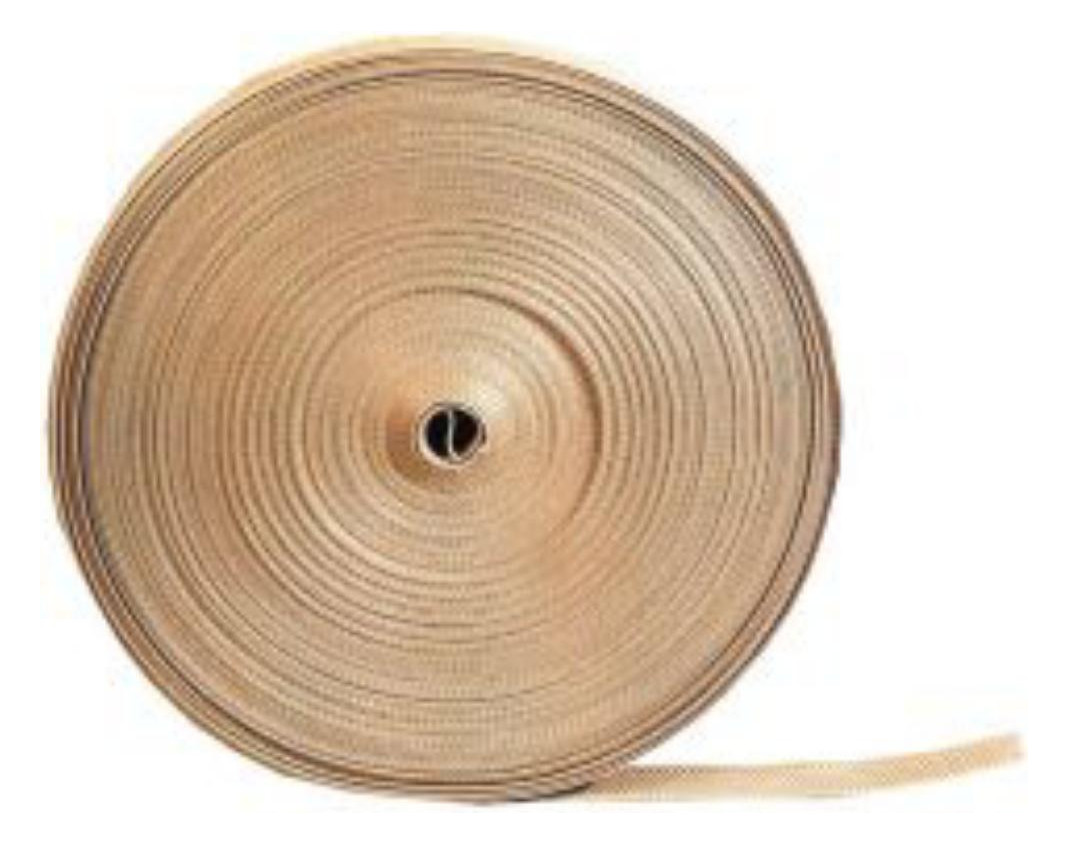 Bild Rollladengurt 22/23mmx50m creme/silber, 380kg Reißf - ilira-0