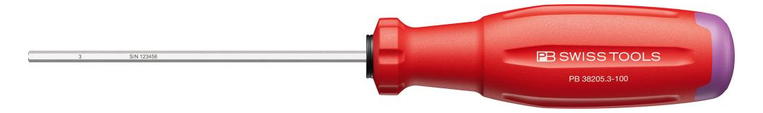 Bild Schraubendreher Innensechskant 3x100mm S wissGrip EVO PB Swiss-0