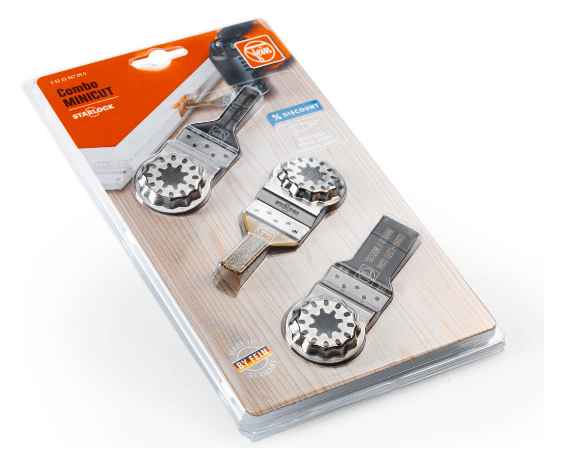 Bild Multimaster Zubehör-Set Combo Minicut Fein 3-teilig Starlock-1