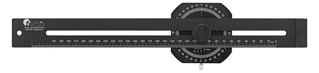 Bild Streichmaß mit Gradmesser 300mm FORTIS-0