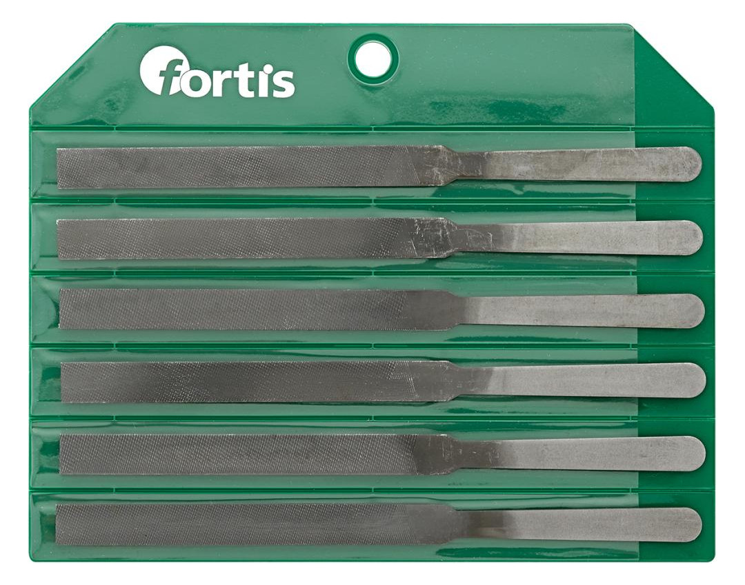 Bild Kontaktfeilensatz 150mm 6tlg., Hieb 2 oh ne Heft in Kunststofftasche FORTIS-0
