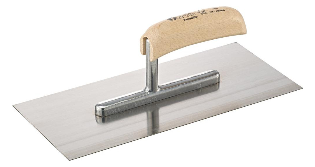 Bild Glättekelle 280x130mm, Holzgriff FORTIS Bau-0